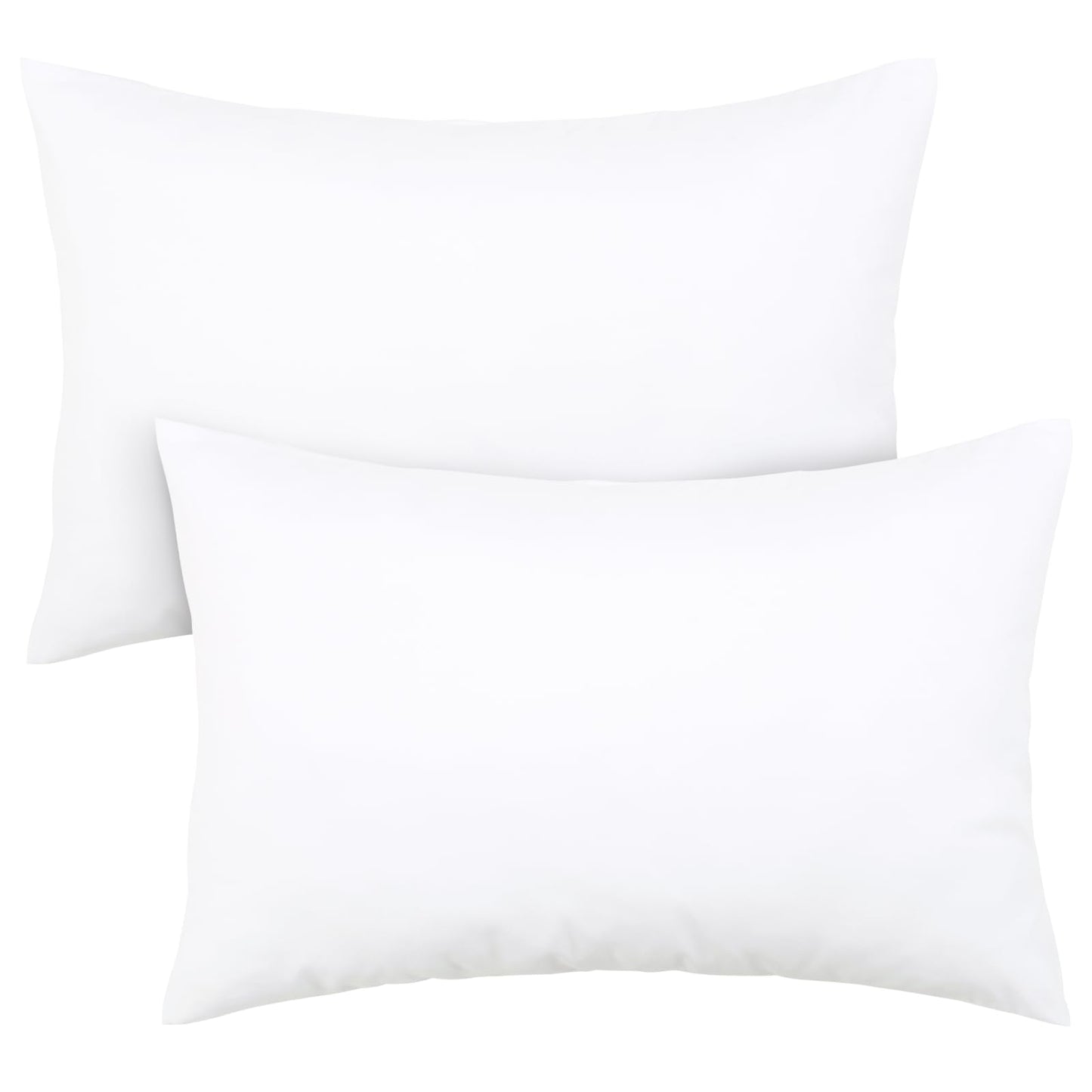 Uomny Toddler Pillowcases For Girls 13X18 12X16 14X19 Baby Pillow Case 2 Pack Small Pillow Covers For Travel Pillow White