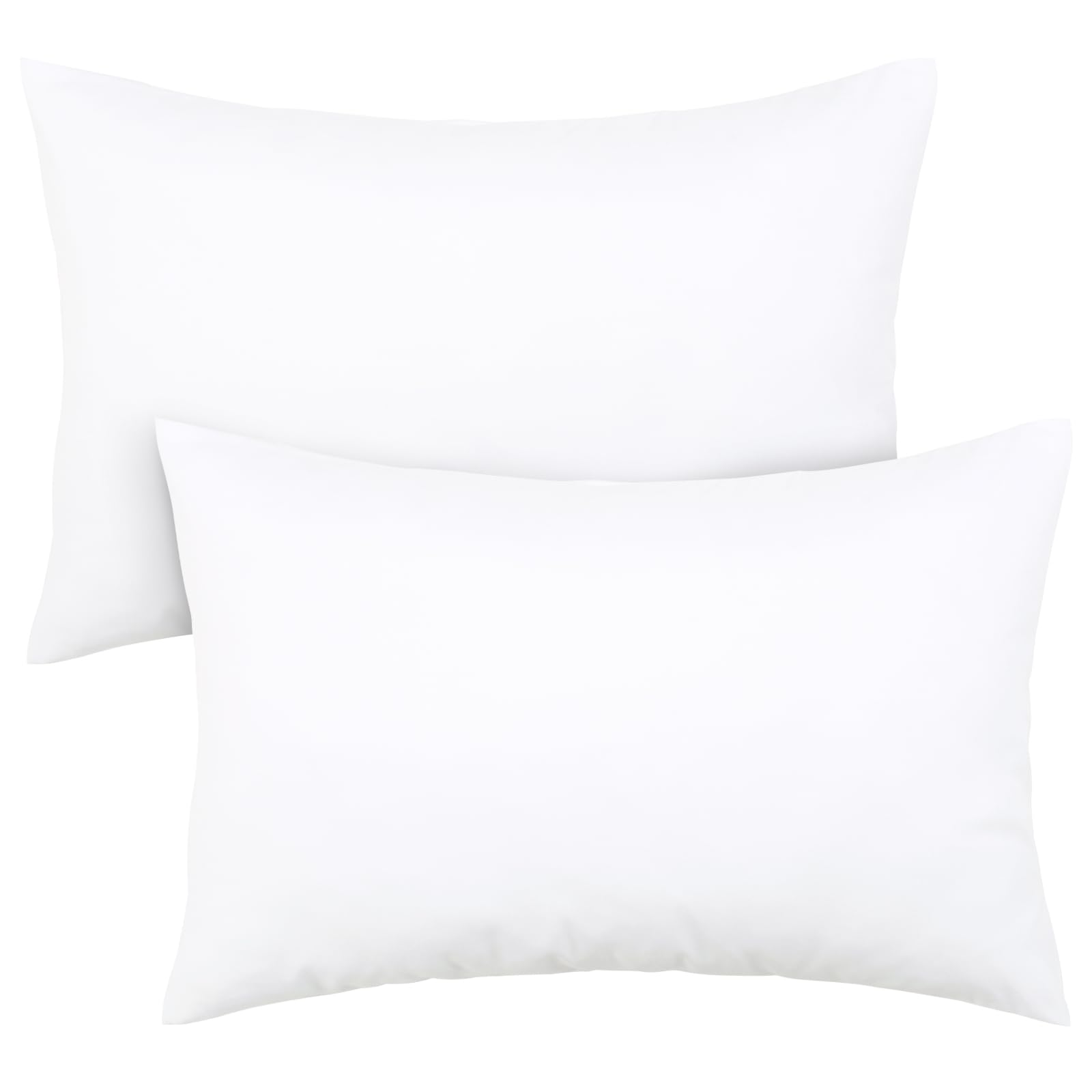 Uomny Toddler Pillowcases For Girls 13X18 12X16 14X19 Baby Pillow Case 2 Pack Small Pillow Covers For Travel Pillow White