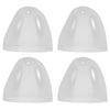 Totority Baby Bottle Caps 4pcs Bottle Cap Accessories for Wide Neck Baby Transparent Dust Cover Durable and Secure Fit Ideal for