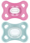 Mam Comfort Pacifiers, Newborn Pacifiers (2 Pack) 3-6 Months, Best Pacifier For Breastfed Babies, Girl Silicone