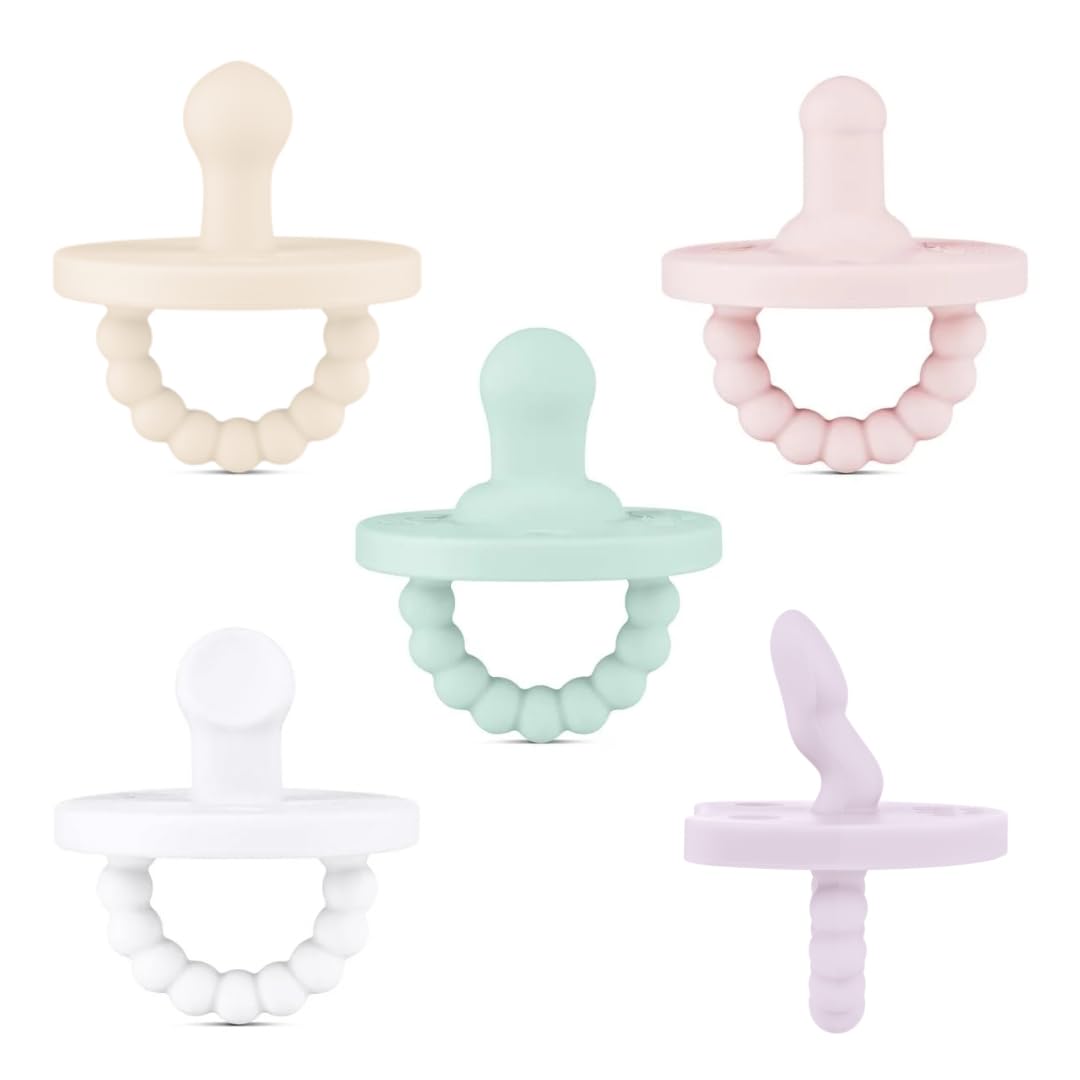 Ryan & Rose Cutie Pat Pacifier Teether (Starter Kit, Girl)