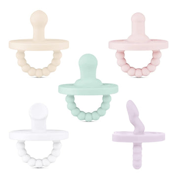 Ryan & Rose Cutie Pat Pacifier Teether (Starter Kit, Girl)