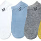Faton WomenS Cotton Ankle Length No Show Low Cut Socks Multicolor Free Size 5 Pair