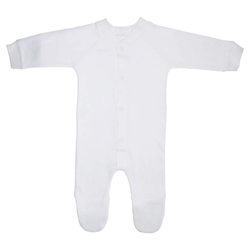 Bambini Interlock White Closed-Toe Sleep & Play - Medium