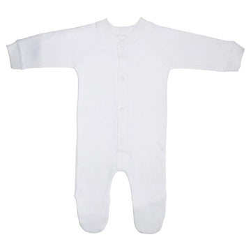 Bambini Interlock White Closed-Toe Sleep & Play - Medium