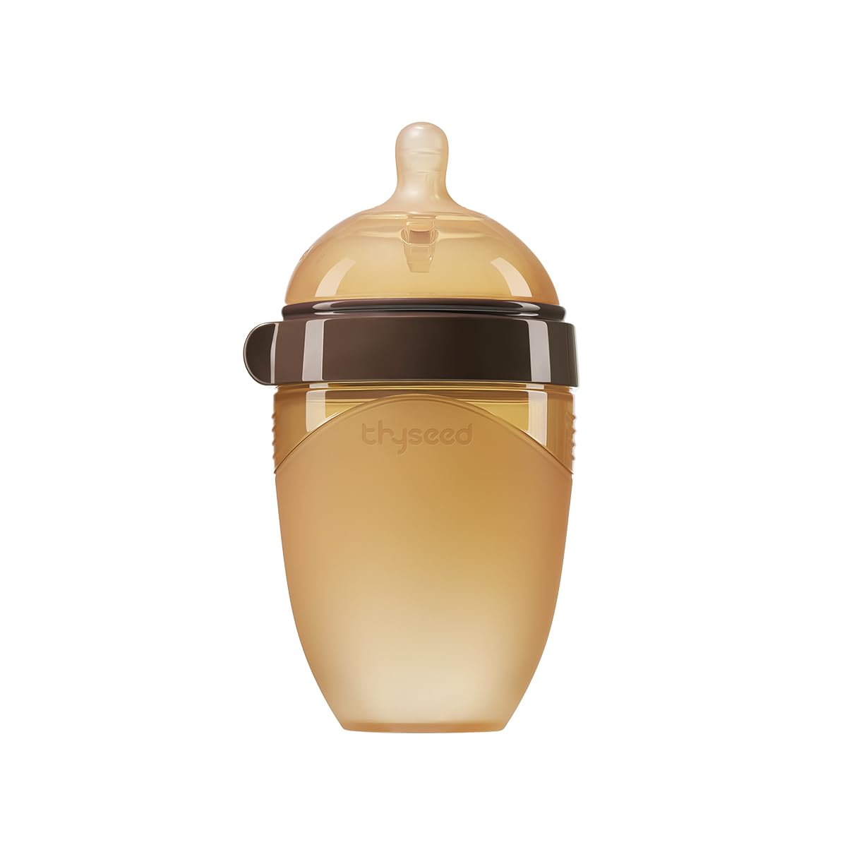 Thyseed Silicone Baby Bottles That Mimic Breastfeeding For Breastfed Babies Who Refuses Bottle Toddler Boy Girl Infant Breast Li