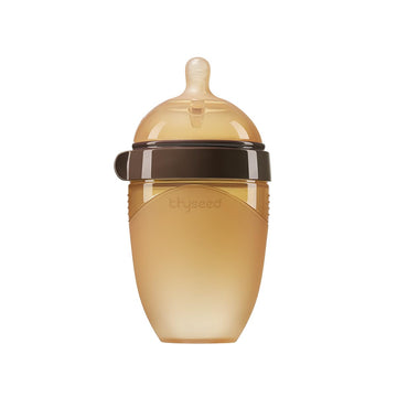 Thyseed Silicone Baby Bottles That Mimic Breastfeeding For Breastfed Babies Who Refuses Bottle Toddler Boy Girl Infant Breast Li