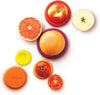Food Huggers 5Pc Reusable Silicone Food Savers  Bpa Free & Dishwasher Safe  Fruit & Vegetable Produce Storage For Onion, Tomato,