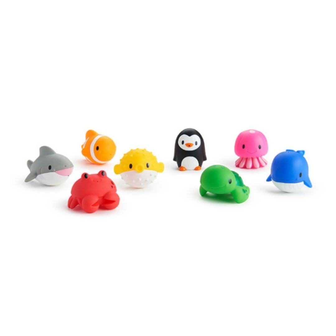 Munchkin Ocean Squirts Baby and Toddler Bath Toy, 8 pack