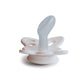 Frigg Butterfly Anatomical Silkysoft Silicone Baby Pacifier | Made In Denmark | Bpa-Free (Cream/Blush, 0-6 Months)