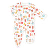 Magnetic Me Footie Pajamas 100% Organic Cotton Baby Sleepwear Quick Magnetic Fastener Sleeper Better Together 18-24M