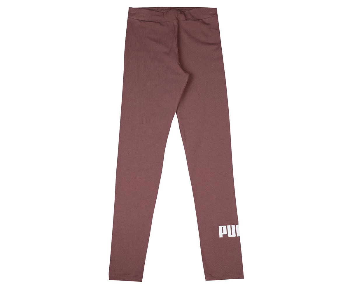 PUMA Girls ESS Logo Leggings, Dusty Plum, 128 (58703590)