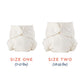 Esembly Cloth Diaper Inner - Organic Cotton Fitted Diaper- Soft, Ultra-Absorbant, Trim-Fitting Layer to Pair with Waterproof Out
