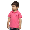 Nusyl Red Car Printed Bubblegum Pink Infants Polo TShirt  Nuicpth0170