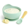 KETUBHAGAD Baby Feeding Bowl & Spoon Set | Silicone Suction Bowl for Baby Food | BPAFree Baby Bowl with Soft Feeding Spoon | No