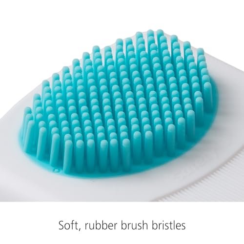 Safety 1St Cradle Cap Brush And Comb , White/Blue