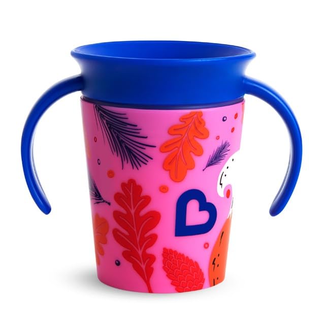 Munchkin Miracle 360 Wildlove Trainer Sippy Cup, 6 Oz, Red Fox
