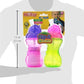Nuby 2-Pack No-Spill Flip-It Cups, 10 Ounce, Colors May Vary