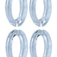 Iba Innovations Blind Cord Winder (4 - Pack) - No Wall Damage Safety Blind Cord Wrap Cleat Alternative