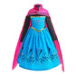 Dressy Daisy Little Girls Ice Princess Snow Queen Coronation Dress Up Costume with Cape Halloween Christmas Party Outfit Size 6X