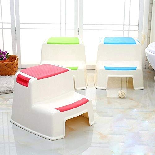 Azod Potty & Sink Training Stairs Portable Plastic Nursery Stepping Stools For Bathroom & Kitchen Best For Toddlers Or Kids Safe