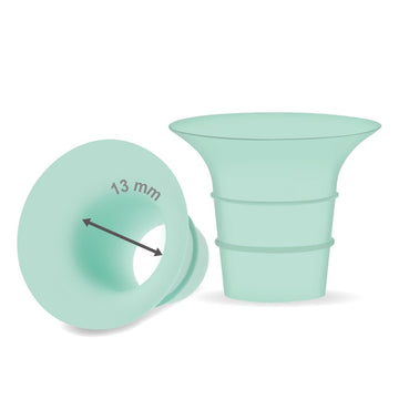 Maymom 13mm Flange Insert Compatible with Elvie Single/Double Electric, Elvie Stride 24mm Wearable Cup, Not Original Elvie Strid