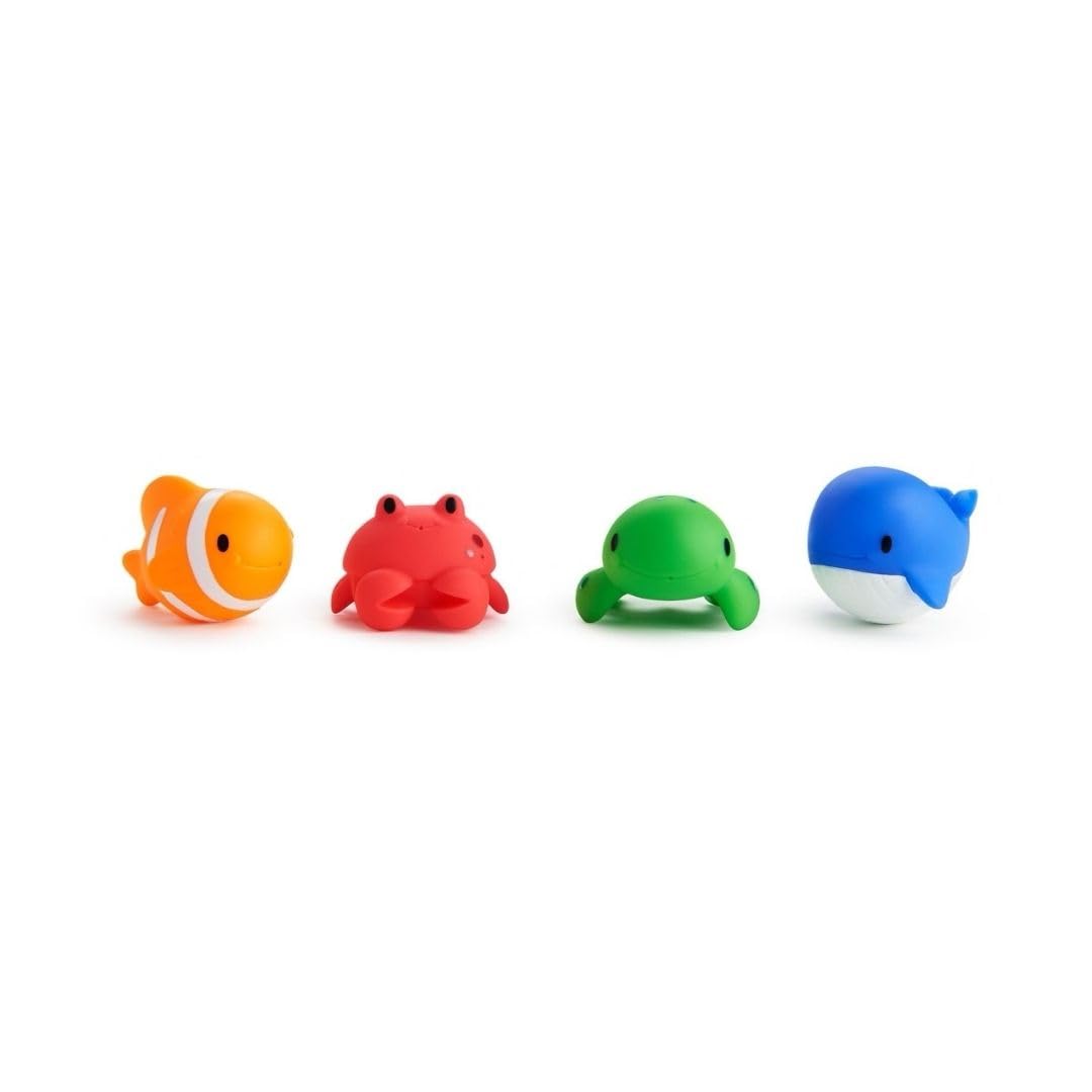Munchkin Ocean Squirts Baby Bath Toy, 4 pack