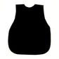 Bapronbaby Minimalist Black Bapron - No Neck Tie Safer Bib For Baby & Toddler - Soft Waterproof Stain Resistant - Machine Washab