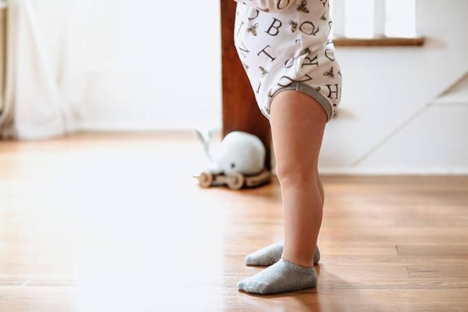 Burt'S Bees Baby Baby Socks Ankle Or Crew Height Made With Soft Organic Cotton - 6 Packs With Non-Slip Grips For Babies And Newb