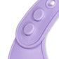 Modern-Twist Bucket-Bib, Badger Family - Lavender