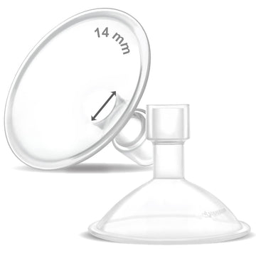 Maymom Myfit Crater Series 14Mm Two-Piece Design Small Breastshield Compatible With Medela Breast Pumps; Not Original Medela Pum
