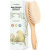 Baby Hair Brush - Baby Brush With Soft Goat Bristles - Cradle Cap Brush - Perfect Scalp Grooming Product For Infant, Toddler, Ki