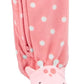 Simple Joys By Carter'S Baby Girls' Fleece Footed Sleep And Play, Pack Of 2, Charcoal Forest Animals/Light Pink Dots, 0-3 Months