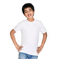 Nusyl Boys Solid Cotton TShirt | Round Neck | Half Sleeve | PlainRegular Fit | White