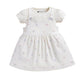 Le Pur Baby Girl Dress And Bodysuit Set, Floral Embroidered, Biokool Cotton, 2Piece Combo (In, Age, 0 Months, 3 Months, Regular