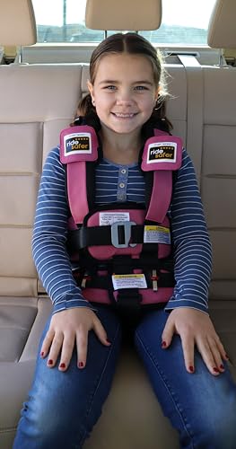 Ridesafer - Extra Small Pink, Lightweight, Compact, Portable Car Seat - Perfect For Travel And Everyday Child Safety