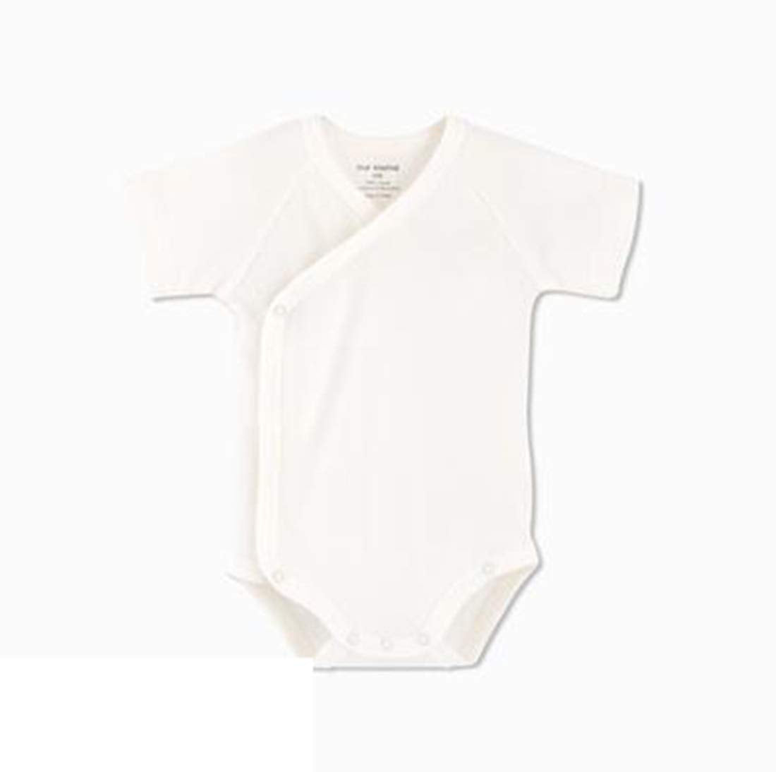 Baby Boys Girls Short Sleeves Kimono Clothes Cotton Baby Side-Snap Bodysuit Pack Of Baby Layette Set (0-3 Months)