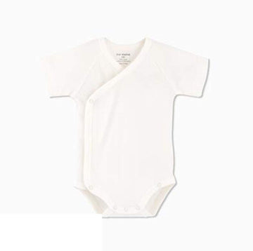 Baby Boys Girls Short Sleeves Kimono Clothes Cotton Baby Side-Snap Bodysuit Pack Of Baby Layette Set (0-3 Months)