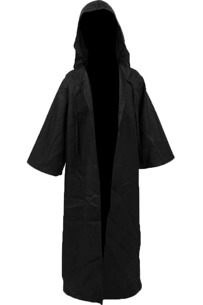 Kids Cosplay Outfit Costume Cloak Robe Tunic Hooded Uniform Black And Brown Halloween