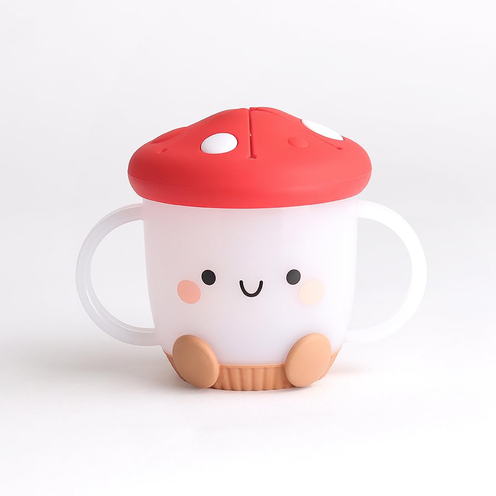 Itzy Ritzy Toddler Snack Cup - Spill-Proof Snack Cup for Toddlers with Soft Silicone Lid for Easy Food Access - Easy-To-Hold Kid