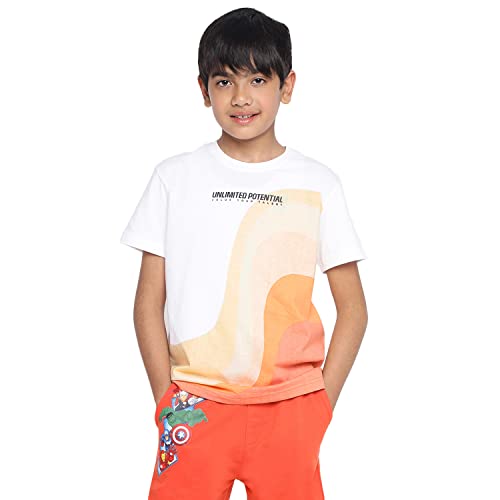 Lil Tomatoes Boys Cotton Polo TShirt, Orange, 1314 Years