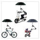 Umbrella Holder For Stroller, 360 Adjustable Bike Umbrella Stretch Mount Stand Holder Baby Stroller Pram Bicycle Chair(Black)