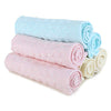 Kassy POP Cotton Baby Check Washcloths, Square Wipes and Face Towels for Baby Boys and Girls, Reusable, Super Absorbent10 x 10 i