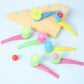 Jinshining 3pcs Random Color Floating Blow Pipe Balls Game Toys, Stress Reliever Balance Blowing Toys for Adults Funny Party Sup