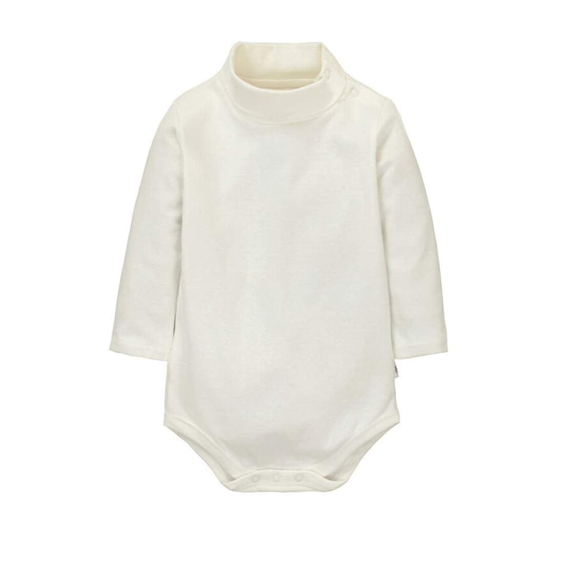 Cuteon Baby Boys Girls Solid Color Basic Turtleneck Cotton Bodysuit Ju – Cutebab WBBAPB01M3UW0PR