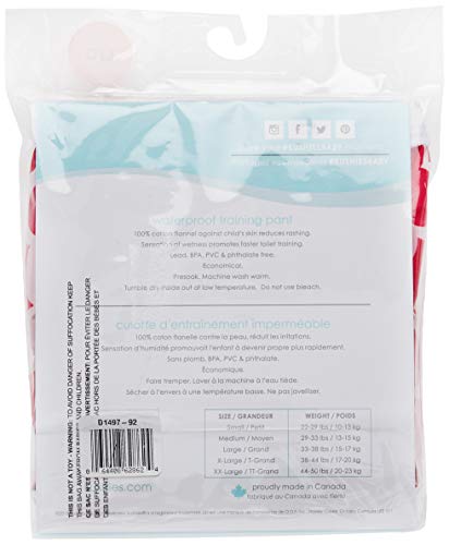 Kushies Baby Waterproof Training Pant (33-38 Pounds), Fuchsia Modern Flowers, X-Large