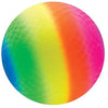 Toys+ 8.5 Inch Rainbow Colored Playground Ball (1 Rainbow Ball)