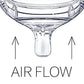 Comotomo 2 Pack Silicone Replacement Nipple, Slow Flow Clear, 0-3 Months