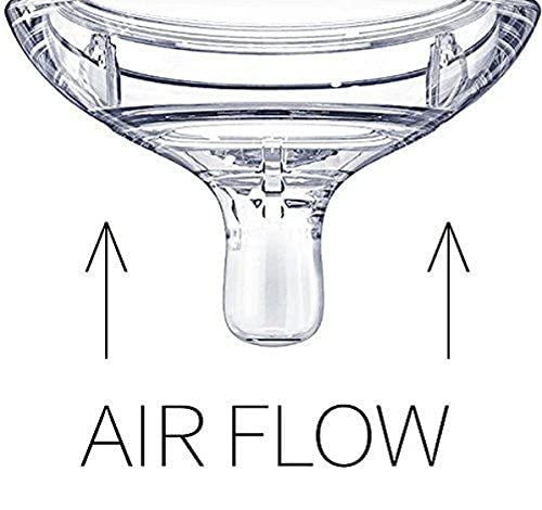 Comotomo 2 Pack Silicone Replacement Nipple, Slow Flow Clear, 0-3 Months