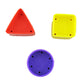 Replacement Parts for Fisher-Price Busy Activity Walker - FYK65~1 Yellow Square, 1 Red Triangle and 1 Purple Circle